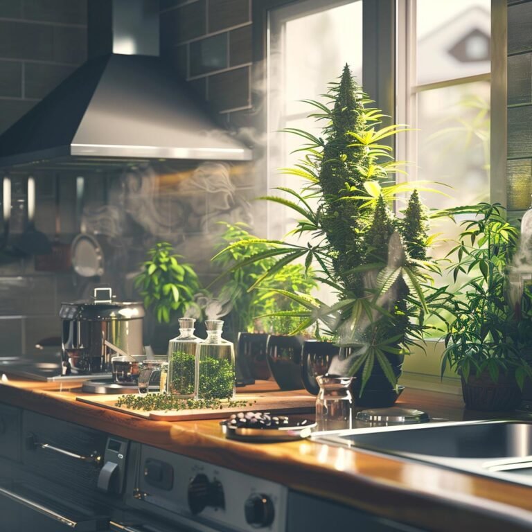 Halfway Crooks CBD keittiössä hamppua