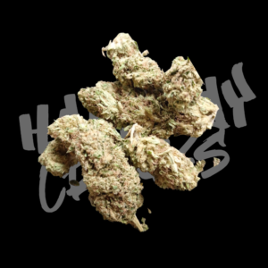 lemon larceny, halfway crooks, cbd flower, flower fron, halfway crooks logo back, hemp flower.